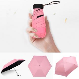 45 Pocket Mini Umbrella Rain Women Windproof Durable 5 Folding Sun Umb_1